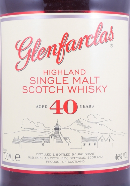 Glenfarclas 40 Years Oloroso Sherry Casks Limited 2011 Edition Highland Single Malt Scotch Whisky 46.0%
