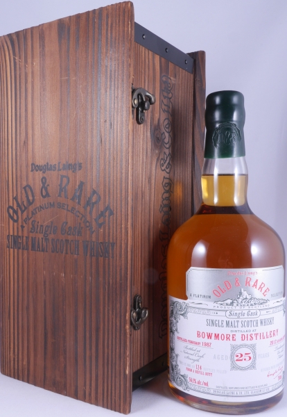 Bowmore 1987 25 Years Refill Sherry Butt Douglas Laing Old and Rare Platinum Selection Islay Single Malt Scotch Whisky 56,1%