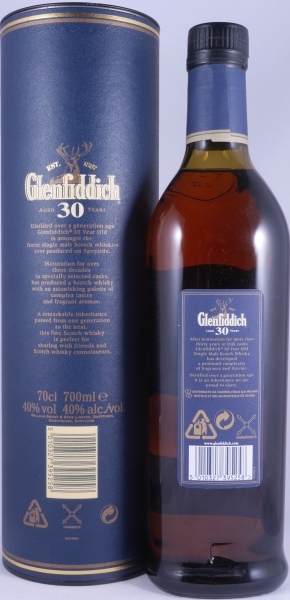 Glenfiddich 30 Years Release 2006 Speyside Pure Single Malt Scotch Whisky 40,0%