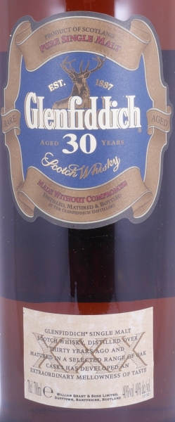 Glenfiddich 30 Years Release 2006 Speyside Pure Single Malt Scotch Whisky 40,0%