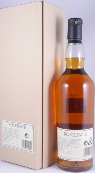 Rosebank 1981 25 Years Special Release 2007 Limited Edition Triple Distilled Lowland Single Malt Scotch Whisky Cask Strength 61.4%