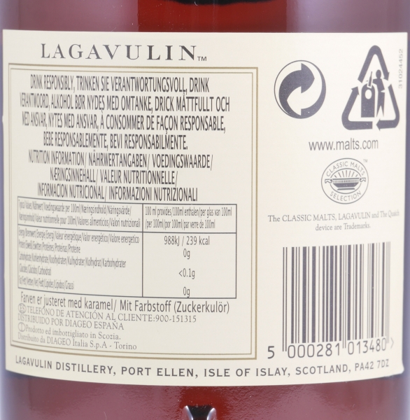 Lagavulin 1993 16 Years Distillers Edition 2009 Special Release lgv.4/497 Islay Single Malt Scotch Whisky 43,0%