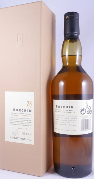 North Port / Brechin 1977 28 Years Refill American Oak Special Bottling 2005 Limited Edition Highland Single Malt Scotch Whisky 53.3%
