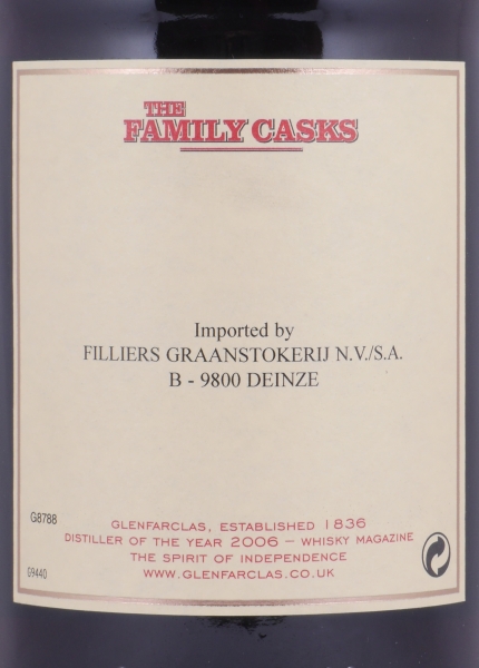 Glenfarclas 1967 39 Years The Family Casks Release 2006 First Fill Sherry Hogshead Cask No. 5118 Highland Single Malt Scotch Whisky 58,5%