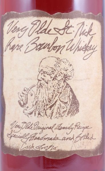 Very Olde St. Nick 18 Years Cask Lot No. A240 Rare Antique Handmade 115.3 Proof Red Wax Sealed Kentucky Straight Bourbon Whiskey 57,65%