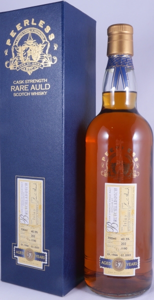 Bruichladdich 1966 37 Years Oak Cask No. 202 Duncan Taylor Peerless Cask Strength Rare Auld Edition Islay Single Malt Scotch Whisky 40,5%