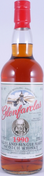 Glenfarclas 1990 24 Years Oloroso Sherry Casks No. 6443, 9251, 10423-27 Edition No. 19 George Buchanan Highland Single Malt Scotch Whisky 46,0%