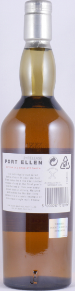 Port Ellen 1978 24 Years 2nd Annual Release 2002 Limited Edition Islay Single Malt Scotch Whisky Cask Strength 59.35%