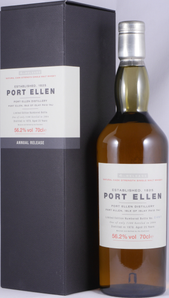 Port Ellen 1978 25 Years 4th Annual Release Limited 2004 Edition Islay Single Malt Scotch Whisky 56.2%