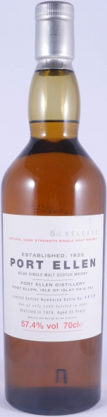 Port Ellen 1979 25 Years 5th Annual Release Limited 2005 Edition Islay Single Malt Scotch Whisky 57.4%