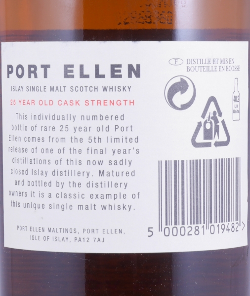 Port Ellen 1979 25 Years 5th Annual Release Limited 2005 Edition Islay Single Malt Scotch Whisky 57.4%