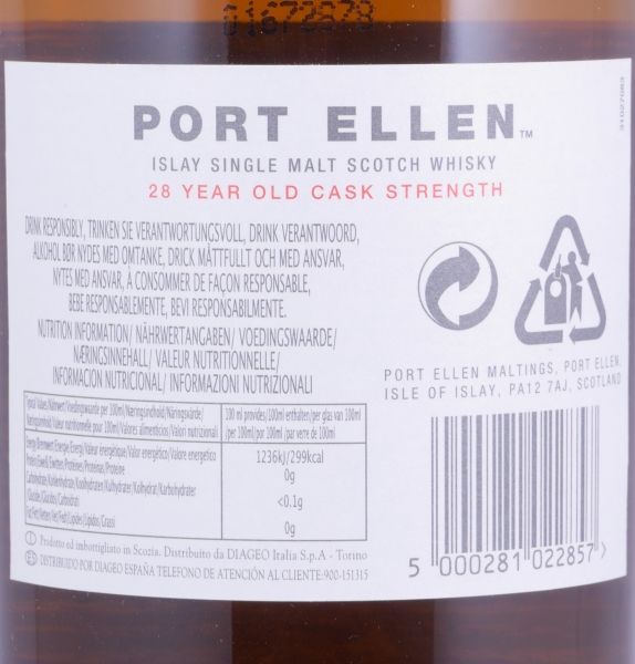 Port Ellen 1979 28 Years 7th Annual Release 2007 Limited Edition Islay Single Malt Scotch Whisky Cask Strength 53.8%