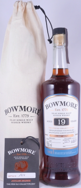 Bowmore 1998 First 19 Years 1st Fill Oloroso Sherry Puncheon Cask No. 57 Feis Ile 2017 Limited Edition Islay Single Malt Scotch Whisky 54.3%