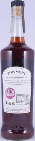 Bowmore 1998 First 19 Years 1st Fill Oloroso Sherry Puncheon Cask No. 57 Feis Ile 2017 Limited Edition Islay Single Malt Scotch Whisky 54.3%