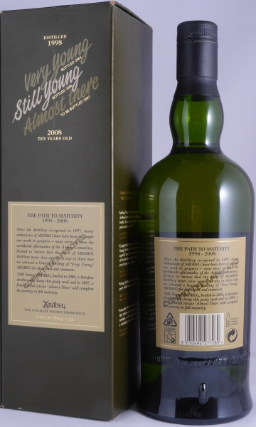 Ardbeg 1998-2006 Still Young 2nd Release Committee Approved Islay Single Malt Scotch Whisky Cask Strength 56,2%