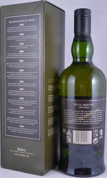 Ardbeg 1998-2008 Renaissance 4th Release Committee Approved Islay Single Malt Scotch Whisky Cask Strength 55,9%