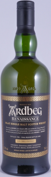 Ardbeg 1998-2008 Renaissance 4th Release Committee Approved Islay Single Malt Scotch Whisky Cask Strength 55,9%