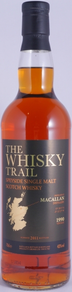 Macallan 1990 20 Years Sherry Cask The Whisky Trail Highland Single Malt Scotch Whisky 43.0%