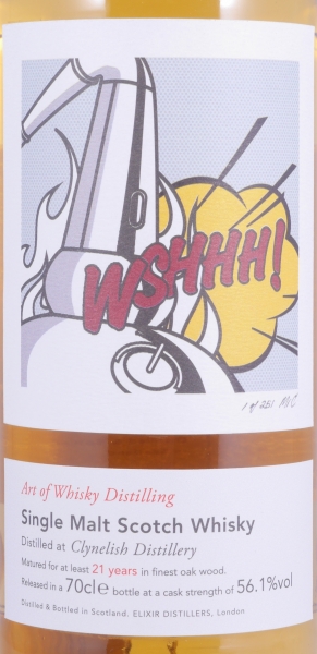 Clynelish 1996 21 Years Refill Bourbon Hogshead The Art of Whisky Distilling Highland Single Malt Scotch Whisky 56,1%