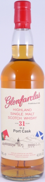 Glenfarclas 1981 31 Years Port Cask Highland Single Malt Scotch Whisky Cask Strength 42.8%