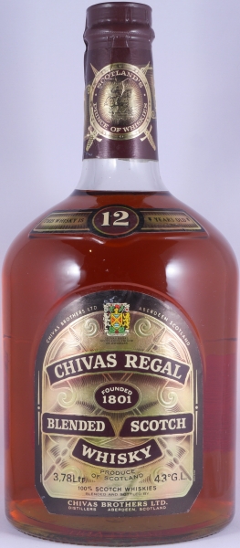 Chivas Regal 12 Years Blended Scotch Whisky 43.0% Vol. 3.78 Litre old bottling