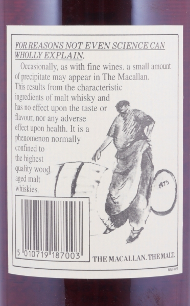 Macallan 1980 18 Years bottled in 1999 Sherry Wood Highland Single Malt Scotch Whisky 43,0%