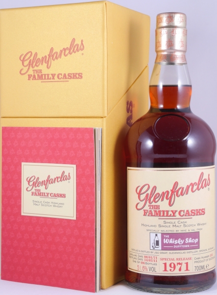 Glenfarclas 1971 40 Years The Family Casks Special Release 1st Fill Sherry Cask No. 152 Highland Single Malt Scotch Whisky 56.1%