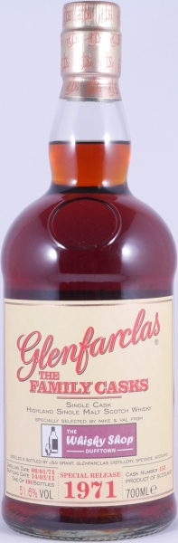 Glenfarclas 1971 40 Years The Family Casks Special Release 1st Fill Sherry Cask No. 152 Highland Single Malt Scotch Whisky 56.1%