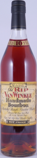 Old Rip Van Winkle 10 Years Bottle No. A348 Handmade Kentucky Straight Bourbon Whiskey 53.5%