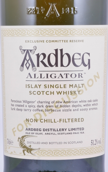 Ardbeg Alligator Exclusive Committee Reserve Limited Edition Islay Single Malt Scotch Whisky Cask Strength 51,2%