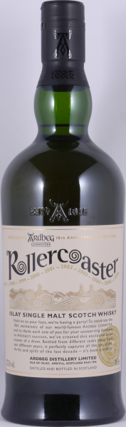 Ardbeg Rollercoaster Tenth Anniversary Committee Bottling Islay Single Malt Scotch Whisky Cask Strength 57,3%