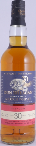 Glenugie 1980 30 Years Sherry Butt Cask No. 5375 Dun Bheagan Special Edition Highland Single Malt Scotch Whisky 50.0%