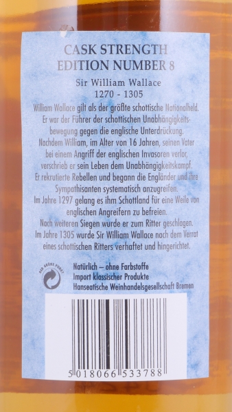 Glenfarclas 1978 24 Years Sherry Casks Edition No. 8 Sir William Wallace Highland Single Malt Scotch Whisky Cask Strength 53.3%