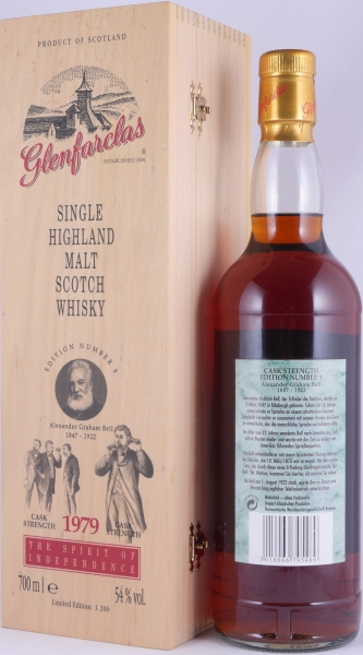 Glenfarclas 1979 23 Years Sherry Casks Edition No. 9 Alexander Graham Bell Highland Single Malt Scotch Whisky Cask Strength 54.0%