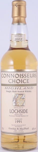 Lochside 1991 12 Years Gordon und MacPhail Connoisseurs Choice Highland Single Malt Scotch Whisky 43,0%