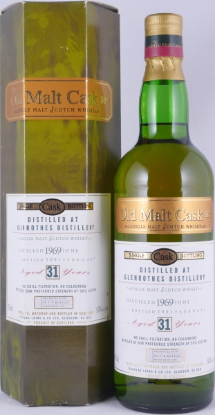Glenrothes 1969 31 Years Oak Cask Douglas Laing Old Malt Cask Single Cask Bottling Speyside Single Malt Scotch Whisky 50,0%
