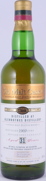 Glenrothes 1969 31 Years Oak Cask Douglas Laing Old Malt Cask Single Cask Bottling Speyside Single Malt Scotch Whisky 50,0%