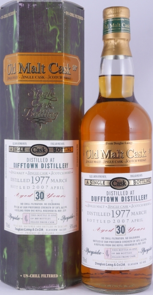 Dufftown 1977 30 Years Refill Hogshead Cask No. DL 3516 Douglas Laing OMC Speyside Single Malt Scotch Whisky 50.0%