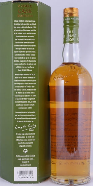 Glen Grant 1975 34 Years Refill Hogshead Cask No. DL 5597 Douglas Laing OMC Highland Single Malt Scotch Whisky 50,0%