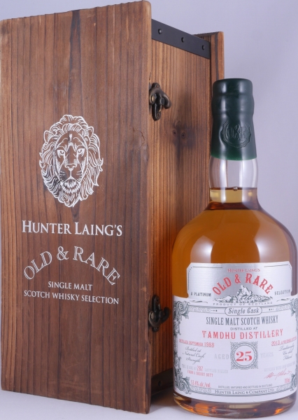 Tamdhu 1988 25 Years Sherry Butt Hunter Laing Old and Rare Platinum Selection Speyside Single Malt Scotch Whisky 53,4%