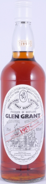Glen Grant 1957 40 Years Sherry Cask Gordon und MacPhail Licensed Bottling Highland Single Malt Scotch Whisky 40,0%