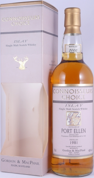 Port Ellen 1981 19 Years Gordon und MacPhail Connoisseurs Choice Islay Single Malt Scotch Whisky 40,0%