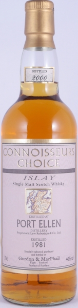 Port Ellen 1981 19 Years Gordon und MacPhail Connoisseurs Choice Islay Single Malt Scotch Whisky 40,0%