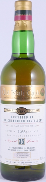 Bruichladdich 1966 35 Years Oak Cask Douglas Laing OMC Islay Single Malt Scotch Whisky Cask Strength 40.5%