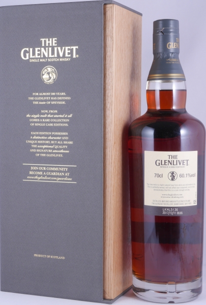 Glenlivet 2003 14 Years Sherry Butt Cask No. 4518 Limited Single Cask Edition Speyside Single Malt Scotch Whisky 60,1%