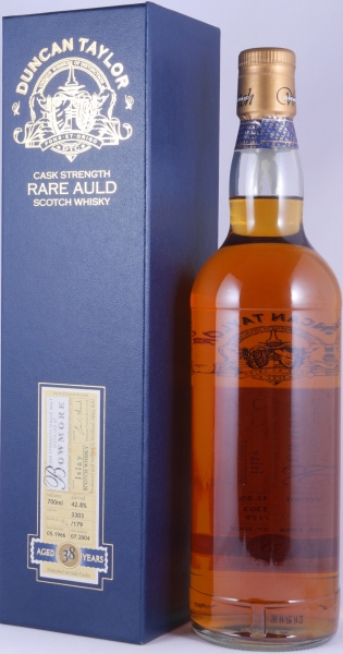 Bowmore 1966 38 Years Oak Cask No. 3303 Duncan Taylor Cask Strength Rare Auld Edition Islay Single Malt Scotch Whisky 42,8%