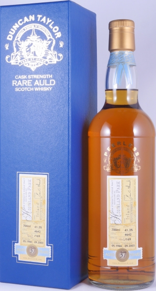 Highland Park 1966 37 Years Oak Cask No. 4642 Duncan Taylor Cask Strength Rare Auld Edition Orkney Islands Single Malt Scotch Whisky 41,3%