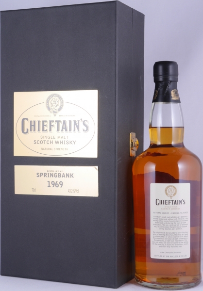 Springbank 1969 34 Years Barrel Cask No. 50 Ian McLeod Chieftains Choice Campbeltown Single Malt Scotch Whisky 43.2%