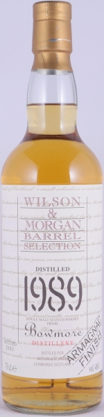 Bowmore 1989 14 Years Armagnac Cask Finish Wilson and Morgan Barrel Selection Islay Single Malt Scotch Whisky 46,0%