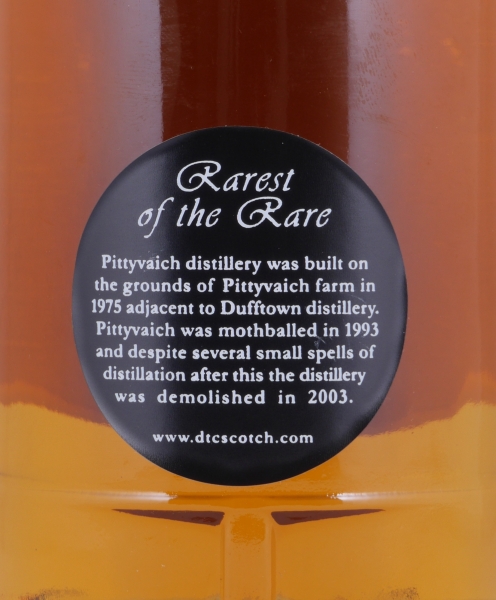 Pittyvaich 1979 29 Years Oak Cask No. 5640 Duncan Taylor Rarest of the Rare Speyside Single Malt Scotch Whisky 50.2%